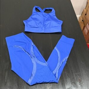 Fabletics Small Blue Activewear Set